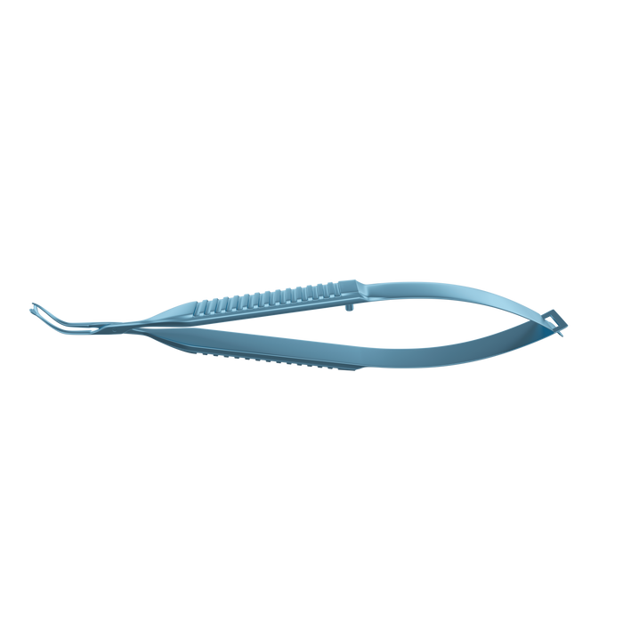 858R 4-260T ARTISAN® Implantation Forceps, Flat Handle, Length 100 mm, Titanium