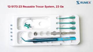 Rumex Instruments 12-003T Vitreoretinal Instrument Handle, Squeeze Model, Two Fingers ...